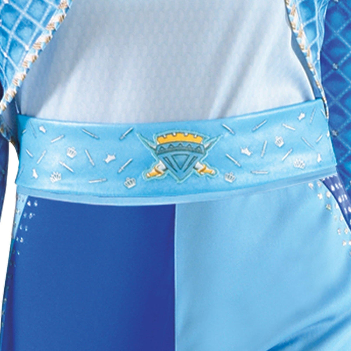 Sailor Cosplay Costume with Cropped Jacket Two-Tone Trousers and Fingerless Gloves