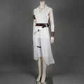 Desert Warrior Cosplay Costume with Draped Tunic Cropped Pants and Arm Wraps