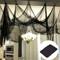Halloween House Decorations Creepy Black Gauze Cloth Drape for Haunted Party Prop 76 x 183cm