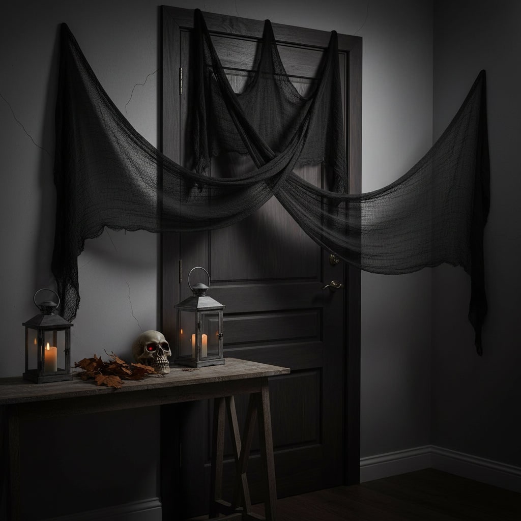 Stretchable Creepy Cloth Gauze Halloween Decorations for Indoor and Outdoor Use