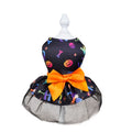Halloween Costumes for Dogs Sleeveless Tutu Dress and Pet Outfit with Tulle Skirt Satin Bow