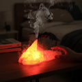 USB Rechargeable Dragon Night Light Table Lamp for Bedroom with LED Flame Effect