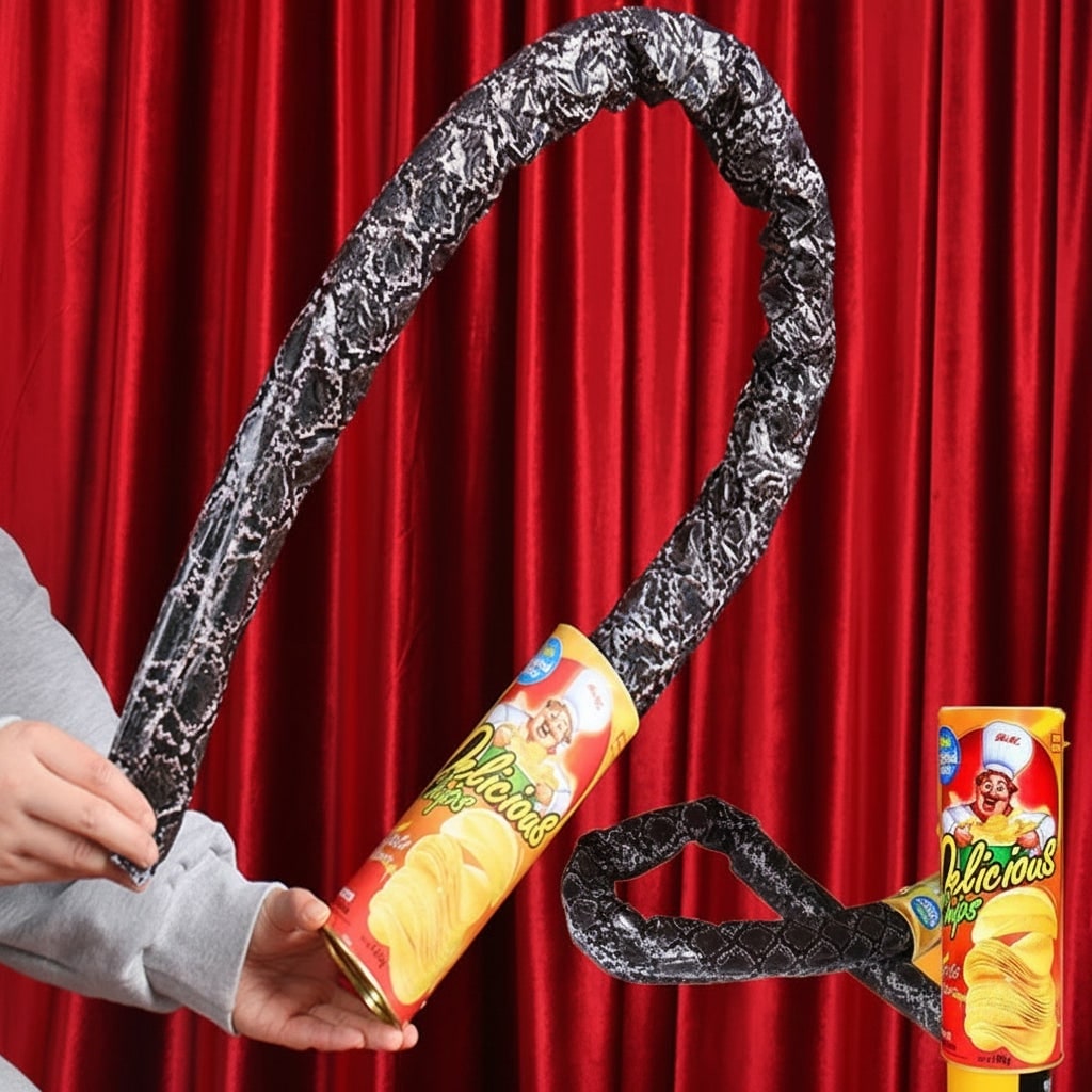 Fake Prank Snake in a Can Gag Toy with Spring Loaded Jump for Halloween