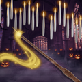 Halloween Candles Flameless LED Taper Set with Wand Remote and Hanging Battery Wire