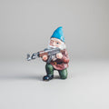Halloween Garden Decorations Funny Tactical Gnome Resin Figurine for Outdoor Display