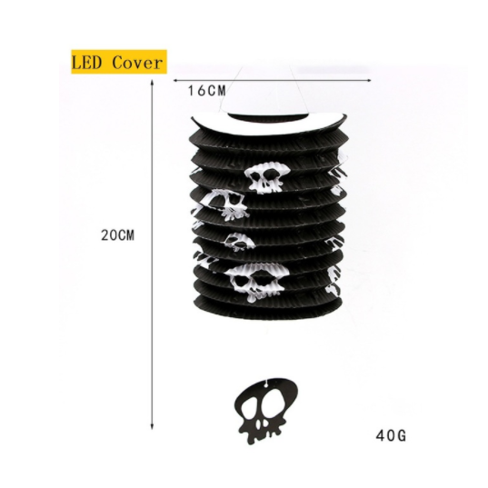 Halloween Party Decorations Hanging Ghost Light with Glowing LED String and Witch Hat