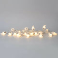 Ghost Halloween Lights Outdoor Battery Powered LED String for Patio and Garden