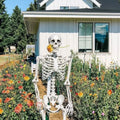 Halloween Skeleton Decorations with Poseable Joints for Indoor and Outdoor Display