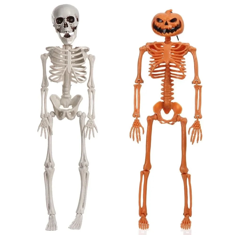 Halloween Skeleton Decorations with Poseable Joints for Indoor and Outdoor Display