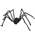 Giant Spider Web Decoration with Poseable Wire Legs for Outdoor Garden Display