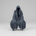 Grim Reaper Statue in Moulded Resin for Gothic Halloween House Decorations