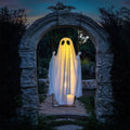 Halloween Decorations Outdoor Hanging Ghost Swing with Remote Control LED Lights for Yard Party
