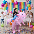 Inflatable Halloween Costumes Adult Axolotl Blow Up Suit with Battery Fan and Zip Front