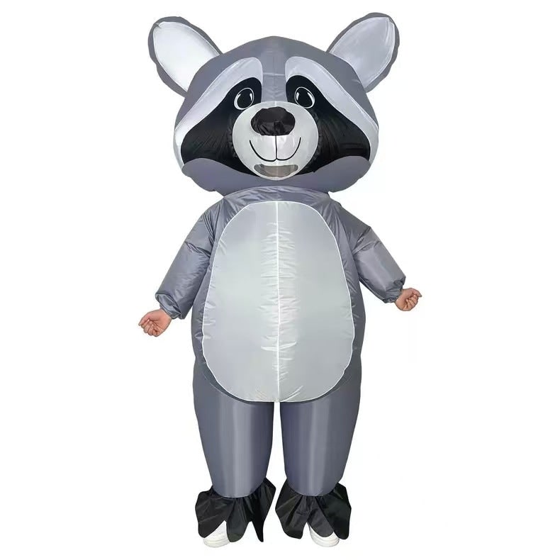 Funny Halloween Costumes Inflatable Full Body Animal Outfit with Clear Viewing Window for Adults