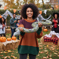 Halloween House Decorations Inflatable Snake for Spooky Yard Party and Haunted Porch Display