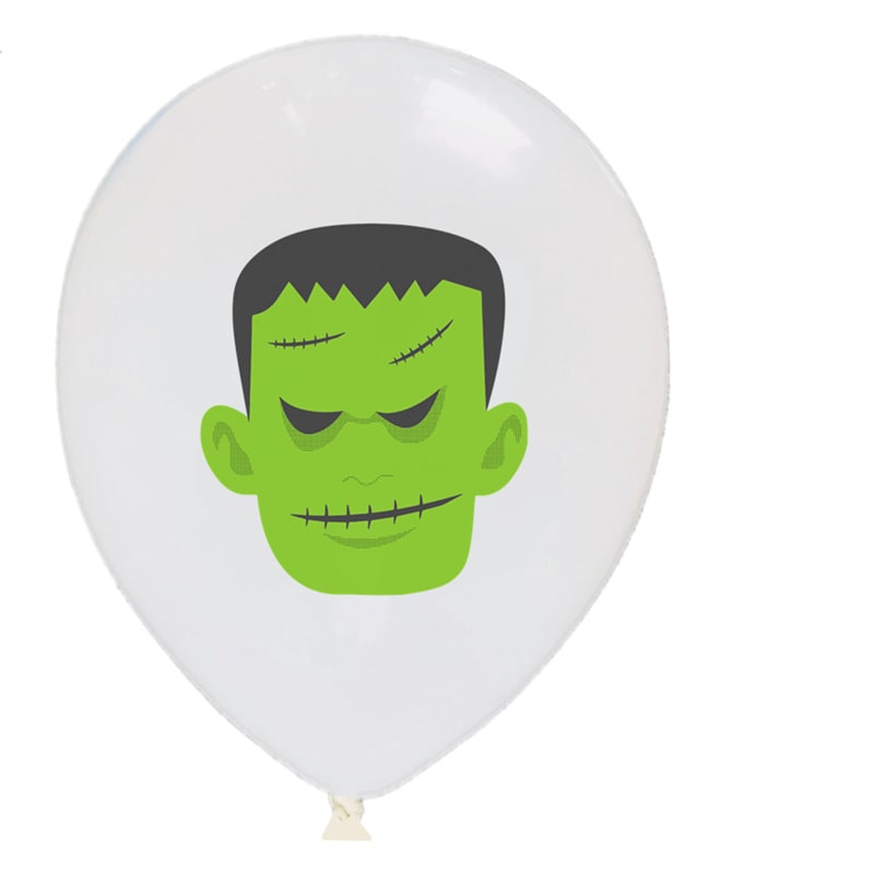 Halloween Party Decorations with Spooky Printed Latex Balloons Pumpkin and Bat Designs