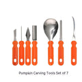 Pumpkin Carving Tools with Stainless Steel Saw Blades and Moulded Grip Handles