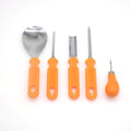 Pumpkin Carving Kit with Stainless Steel Saw Scoop and Zipped Fabric Storage Case