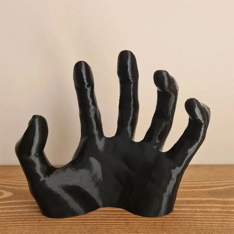 Scary Halloween Hand Wall Hook with Resin Palm Design for Coats and Keys