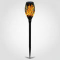 Solar Powered Outdoor Lights Halloween Garden Torches with Flickering Flame Effect