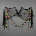 Black Gauze Netting Halloween House Decorations Creepy Cloth for Haunted Displays