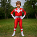 Halloween Costumes for Kids Superhero Jumpsuit with Mask Gloves and Boot Covers