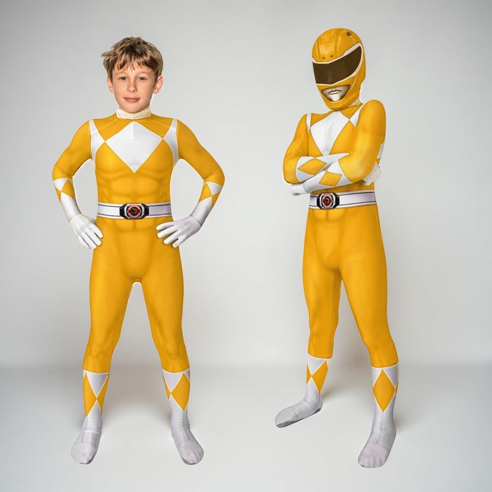 Halloween Costumes for Kids Superhero Jumpsuit with Mask Gloves and Boot Covers