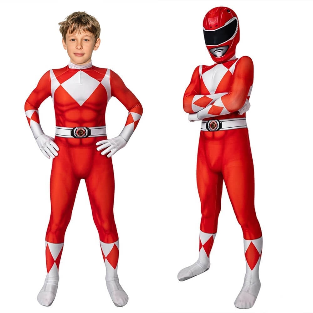 Halloween Costumes for Kids Superhero Jumpsuit with Mask Gloves and Boot Covers