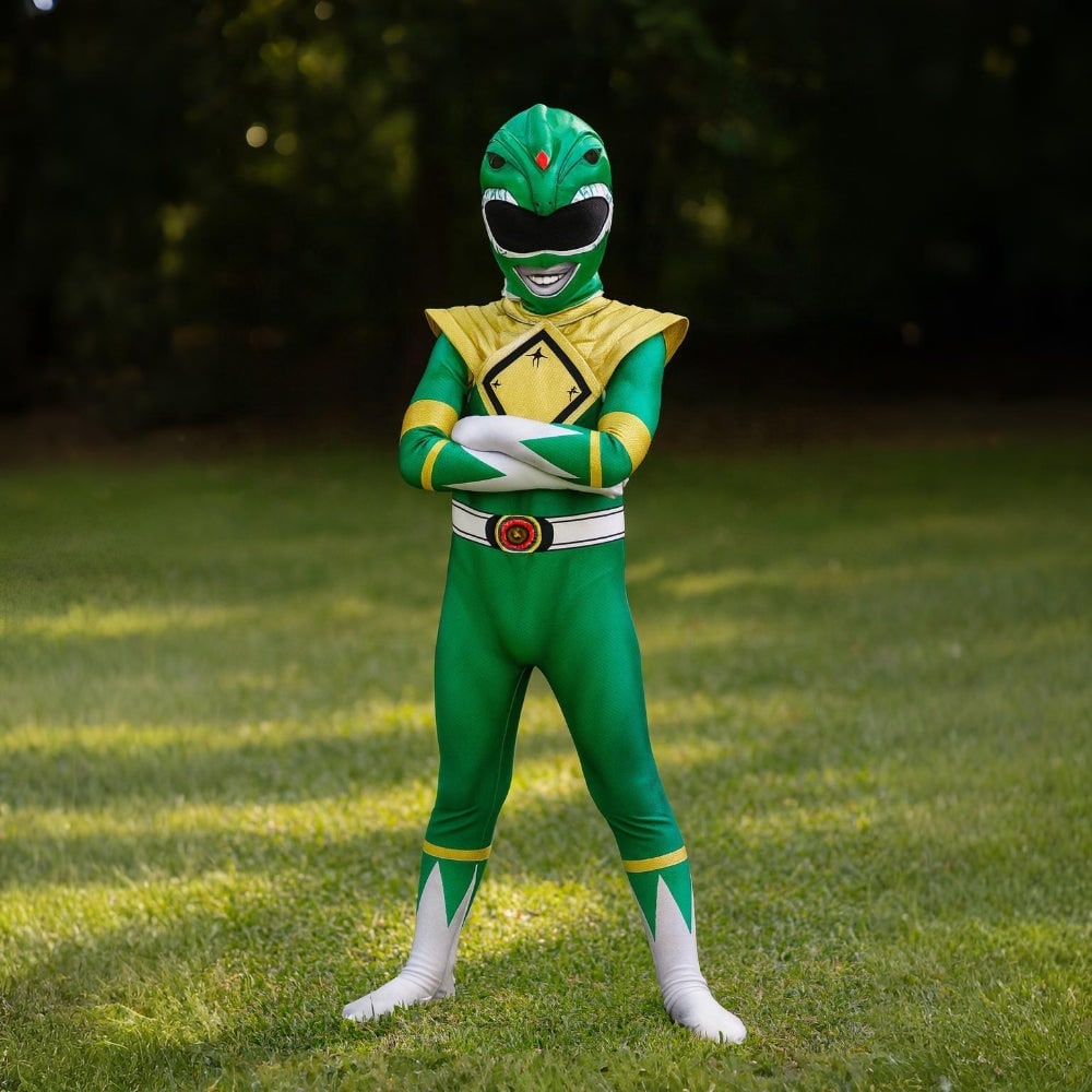 Halloween Costumes for Kids Superhero Jumpsuit with Mask Gloves and Boot Covers