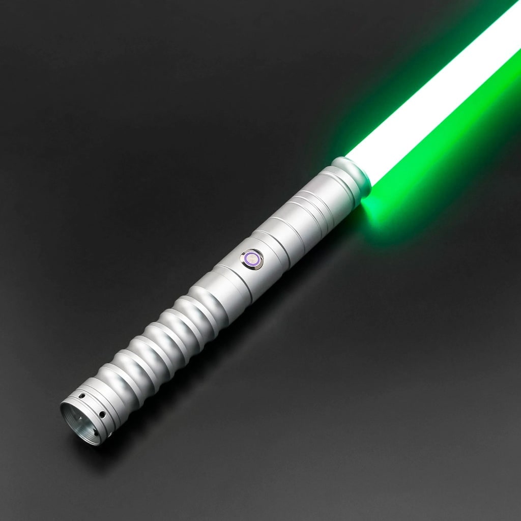 Light Up Toy Sword with RGB LED Blade and Metal Handle for Cosplay Costume