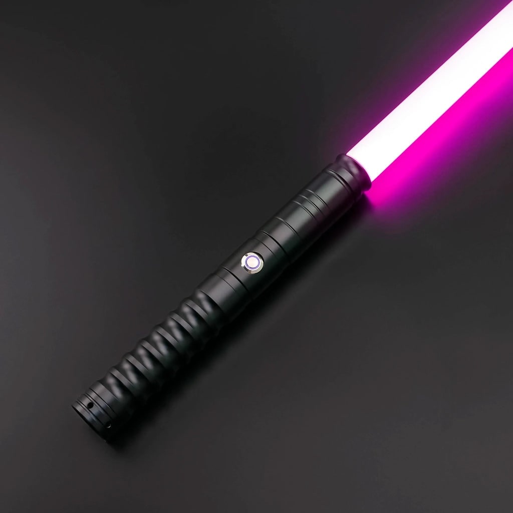 Light Up Toy Sword with RGB LED Blade and Metal Handle for Cosplay Costume