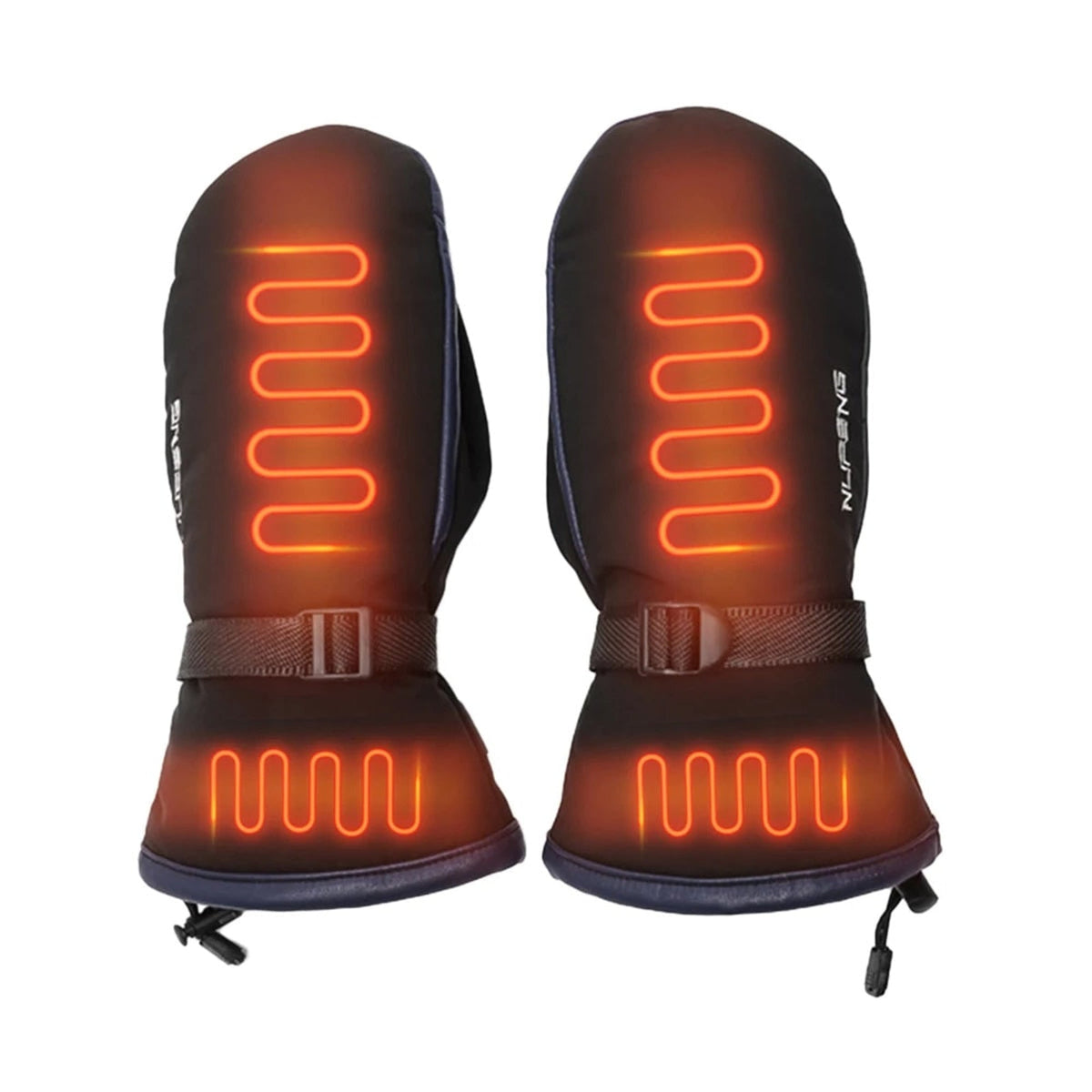 Rechargeable Heated Gloves Winter Warming Gloves with USB Charging and Touchscreen Tips