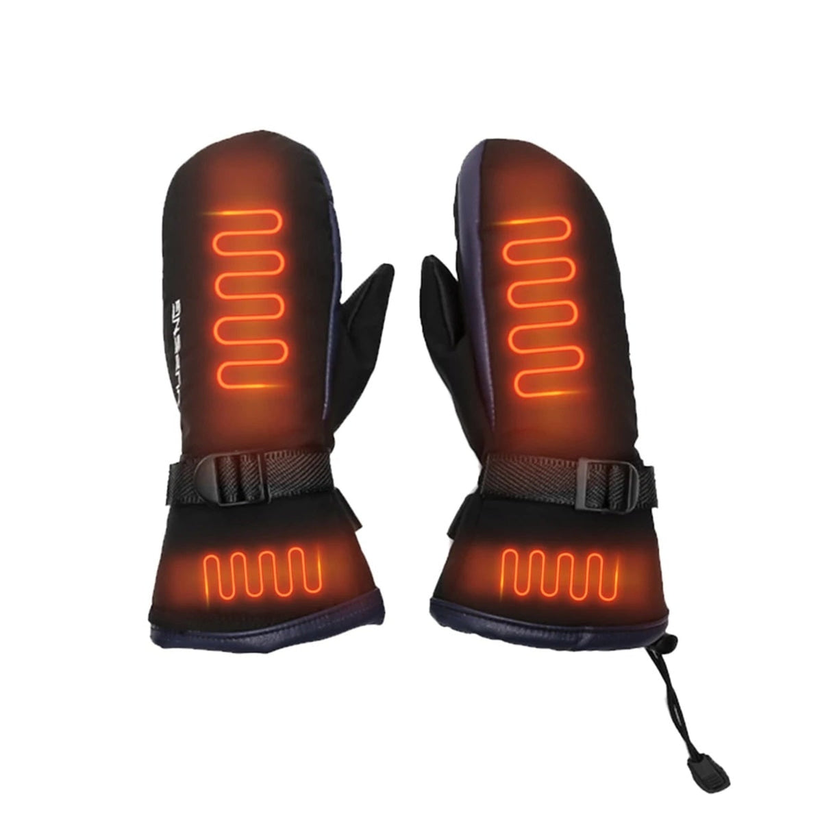 Rechargeable Heated Gloves Winter Warming Gloves with USB Charging and Touchscreen Tips