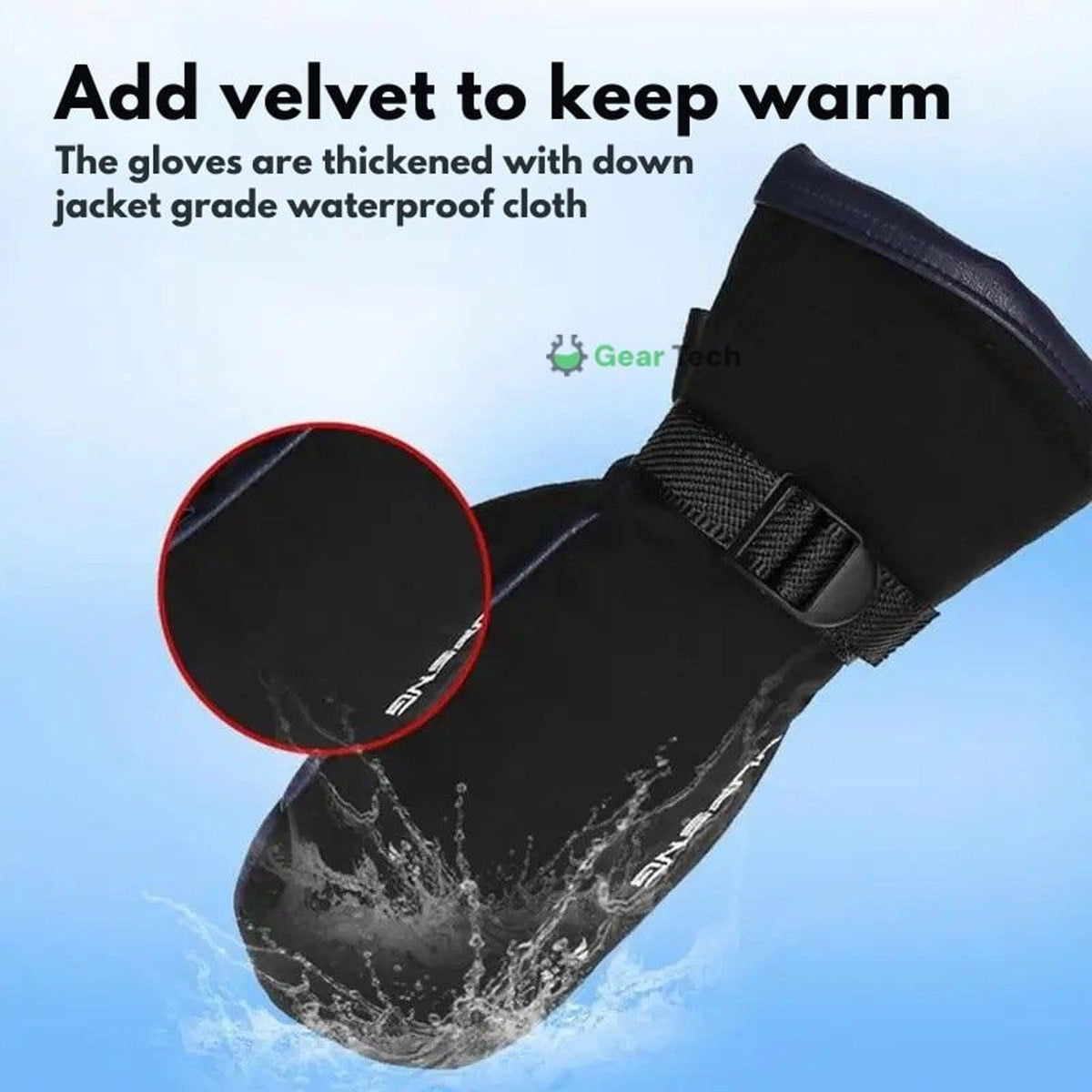 Rechargeable Heated Gloves Winter Warming Gloves with USB Charging and Touchscreen Tips