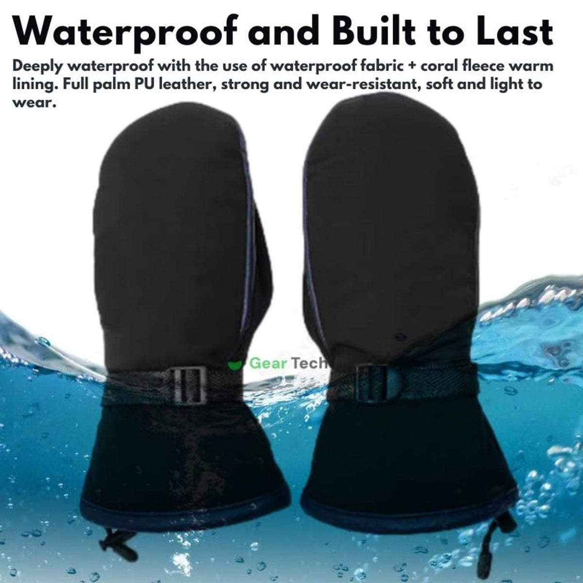 Rechargeable Heated Gloves Winter Warming Gloves with USB Charging and Touchscreen Tips