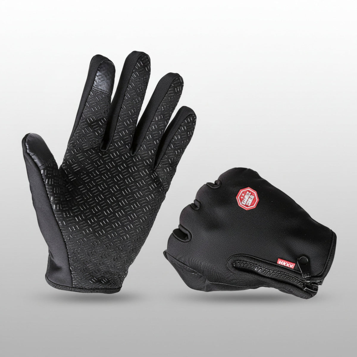 Heated Cycling Gloves Winter Thermal Gloves with Touchscreen Fingertips and Windproof Shell