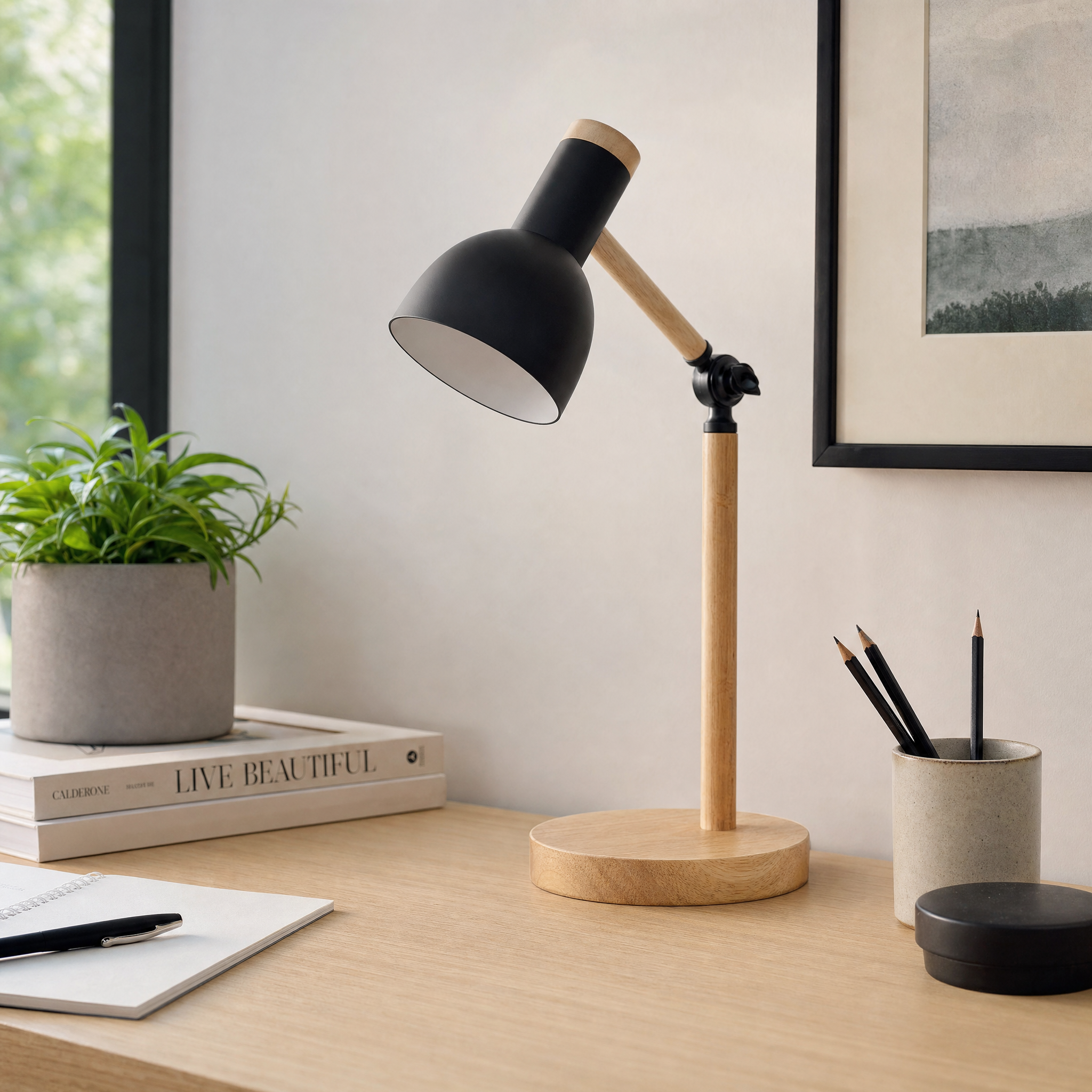 Lever-Arm Task Lamp