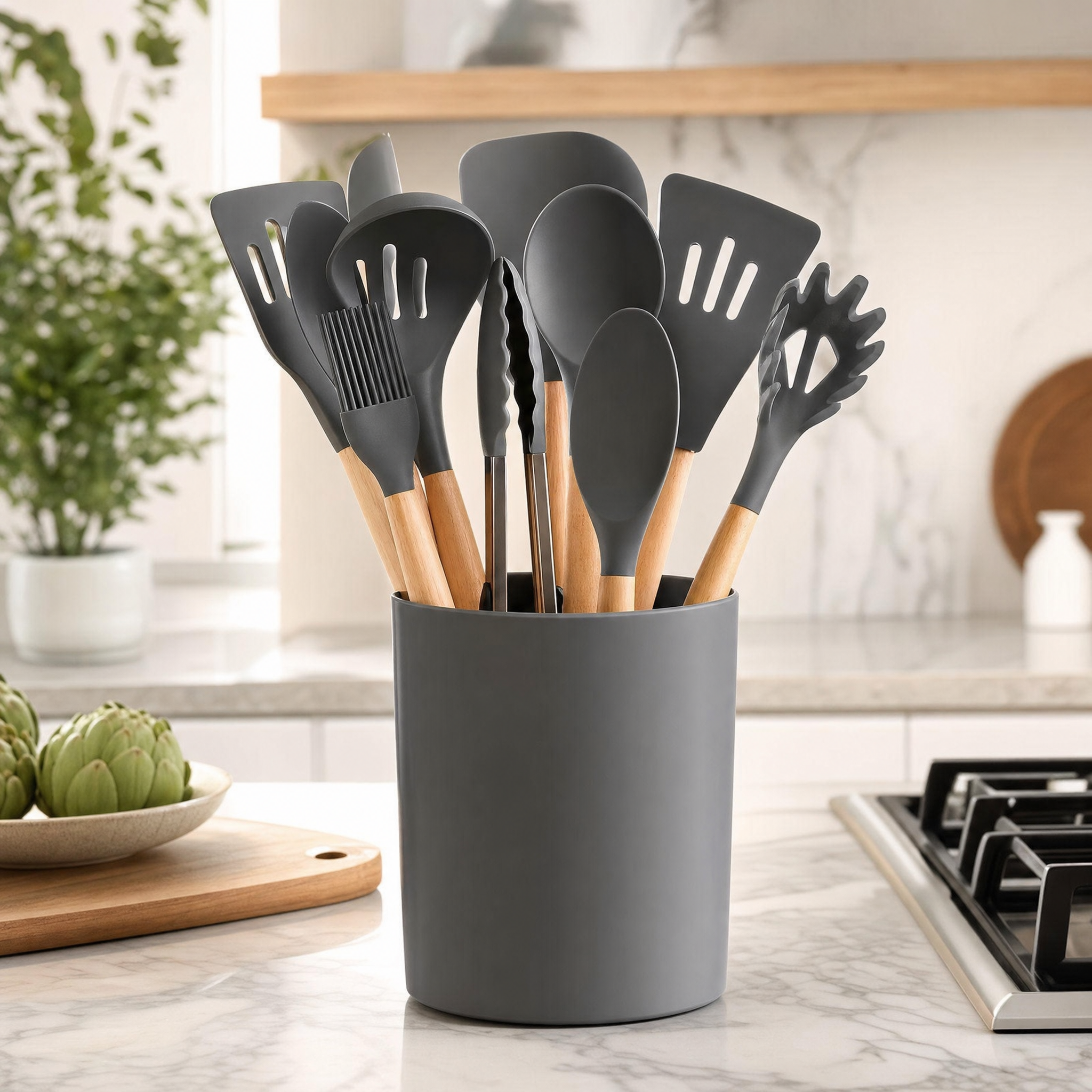 12-Piece Heat-Resistant Utensil Set