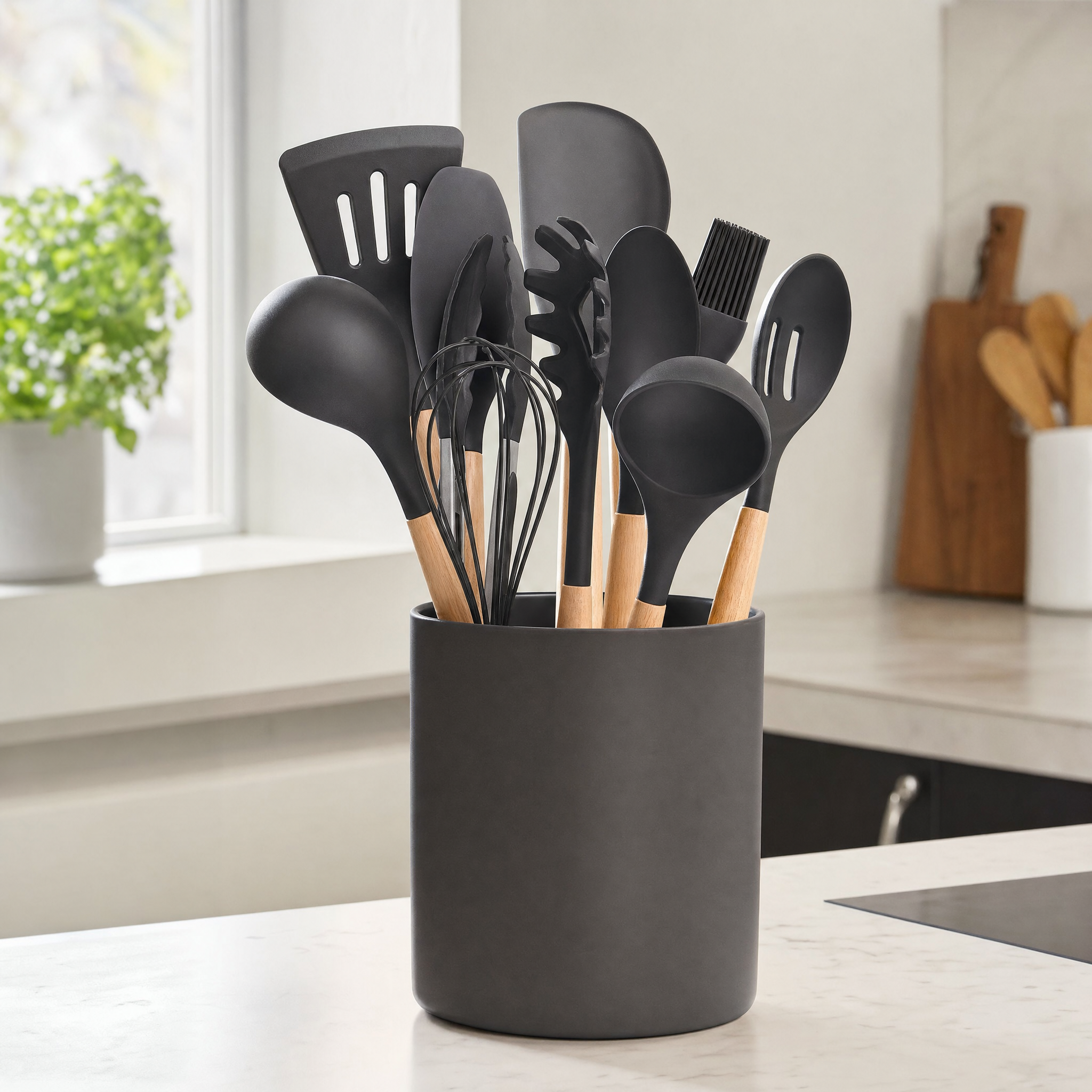 12-Piece Heat-Resistant Utensil Set