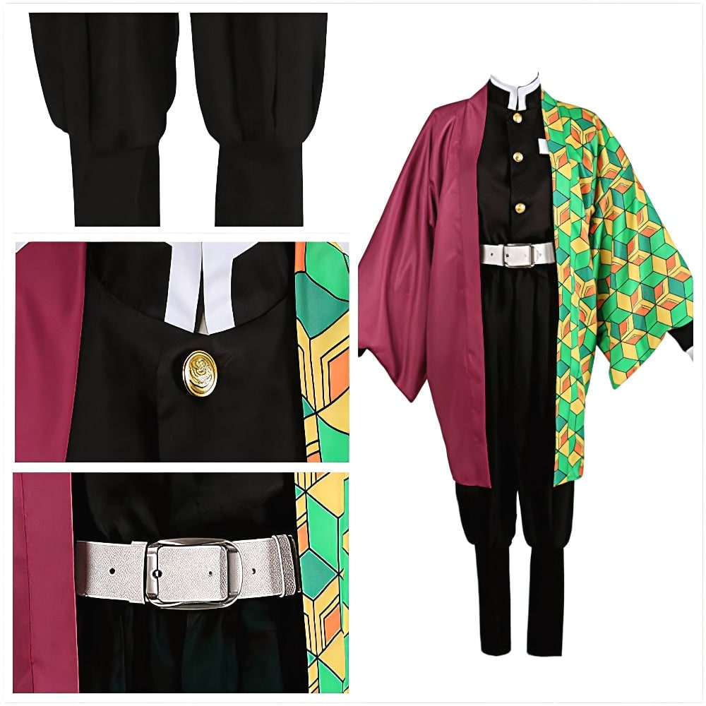 Cosplay Costume Anime Haori Jacket Set with Wide Leg Wraps in Six Colourways
