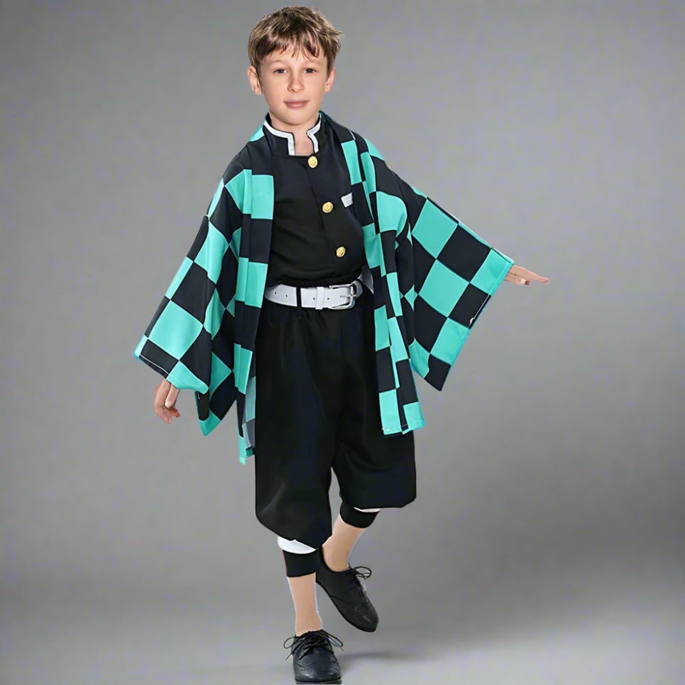 Cosplay Costume Anime Haori Jacket Set with Wide Leg Wraps in Six Colourways
