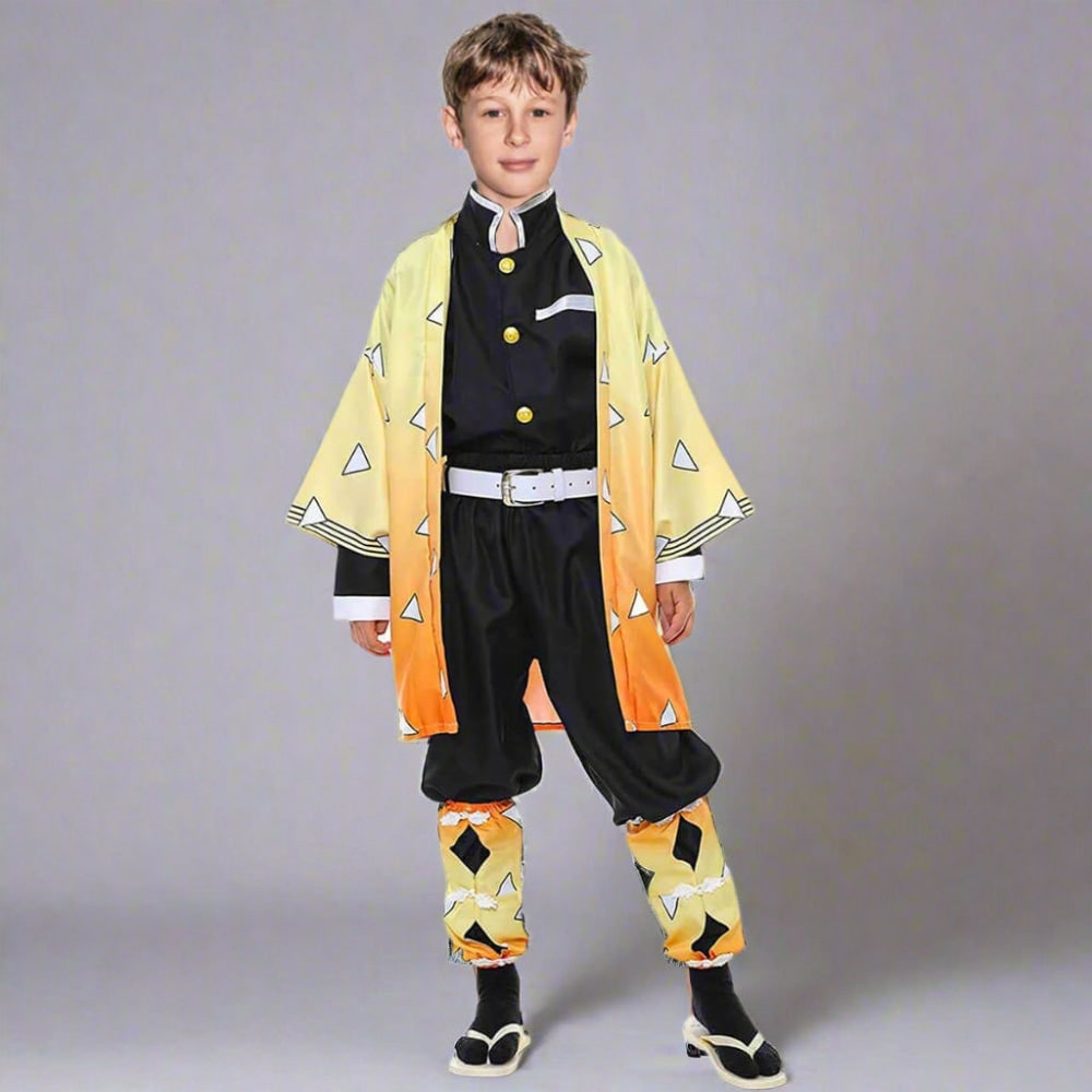 Cosplay Costume Anime Haori Jacket Set with Wide Leg Wraps in Six Colourways