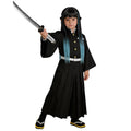 Anime Cosplay Costume with Mandarin Collar Jacket Wide-Leg Trousers and Gold Buttons