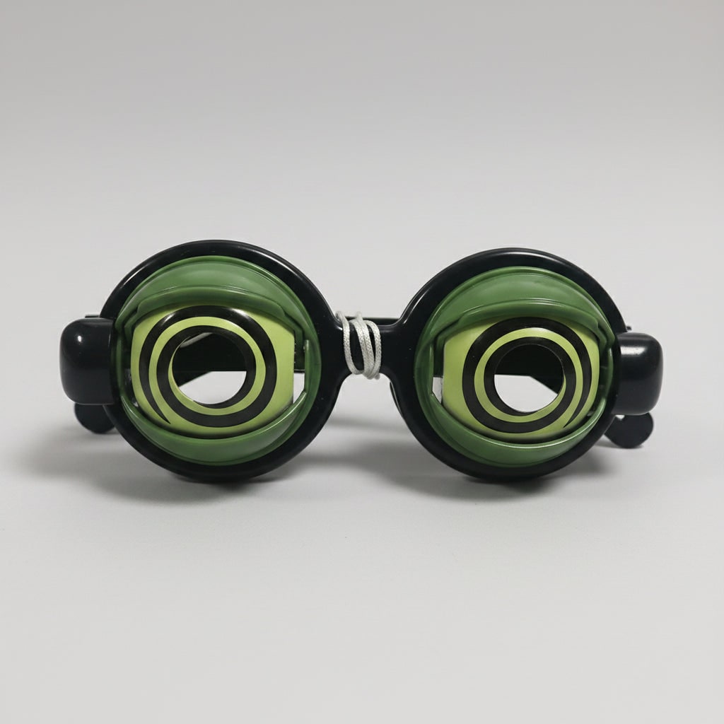 Crazy Eyes Glasses Halloween Accessories Novelty Prank Toy with Moving Eyelids