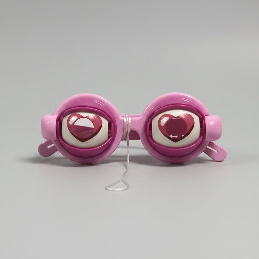 Crazy Eyes Glasses Halloween Accessories Novelty Prank Toy with Moving Eyelids