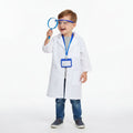 Kids Halloween Doctor Costume Set with White Lab Coat and Roleplay Accessories