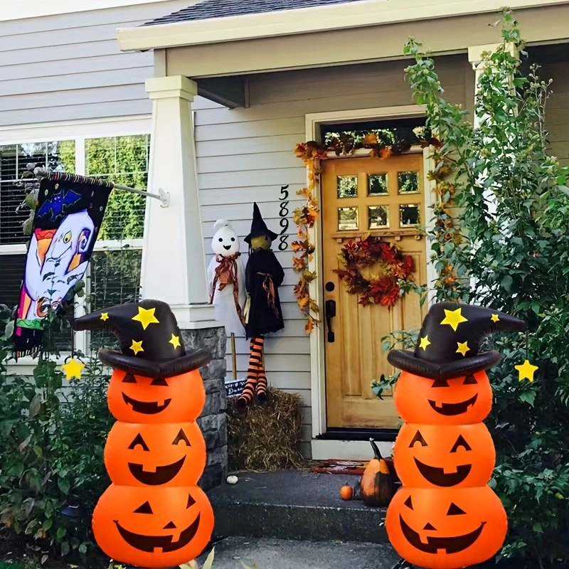 Large Blow Up Halloween Yard Decorations with Water-Fillable Base for Outdoor Display