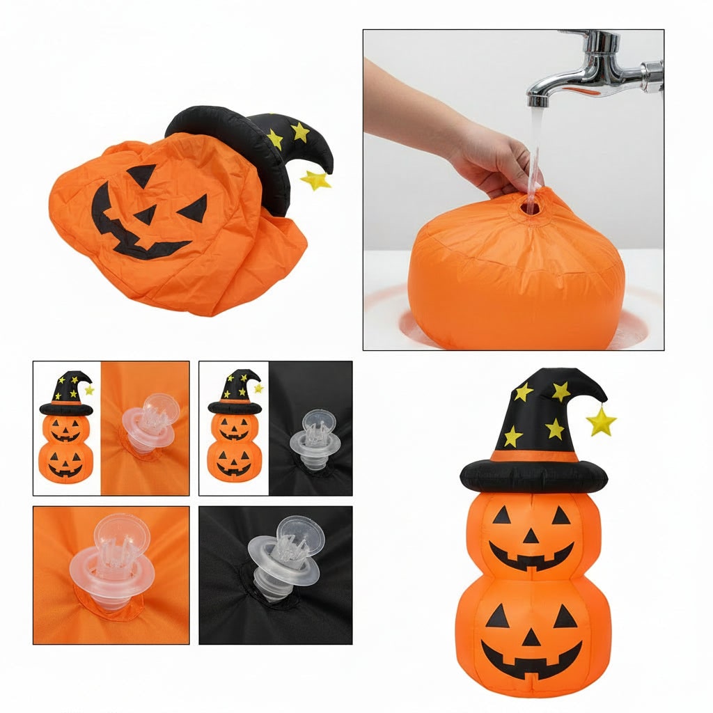 Large Blow Up Halloween Yard Decorations with Water-Fillable Base for Outdoor Display