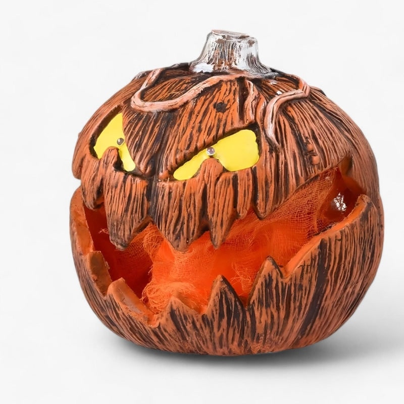 Light Up Jack O Lantern Pop Up Pumpkin Decoration with Glowing LED Eyes