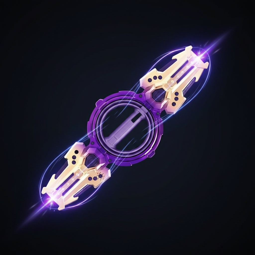 Light Up Toy Sword with Retractable Double Blades and Glowing LED Sci-Fi Hilt
